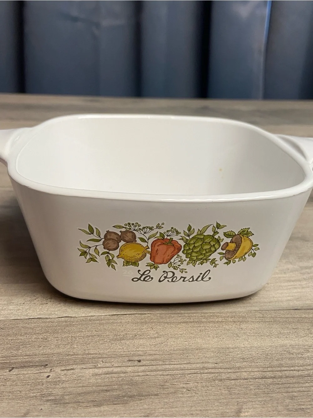VTG CORNING WARE P-43-B 700 ML SPICE OF LIFE CASSEROLE DISHE LE PERSIL‎